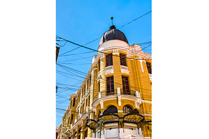 Architecture of La Paz in Bolivia, an Architecture Photo by Leonid Andronov
