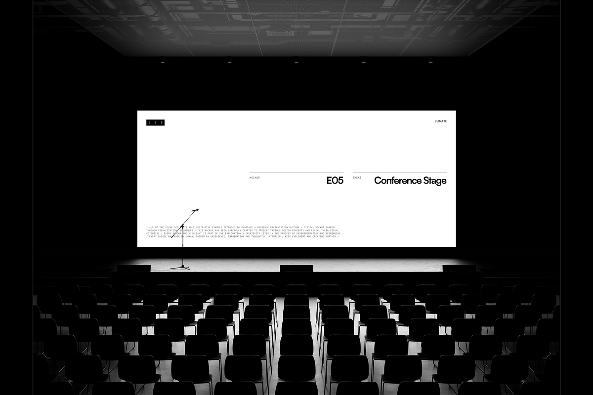 Conference Stage Mockup E05, an Advertising Mockup by Lumatte (Photo 8 of 9)