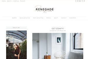 Renegade WordPress Divi Blog Theme