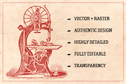 120 Vintage Tools & Craft, an Illustration by Brigantine Designs (Thumbnail 2 of 7)