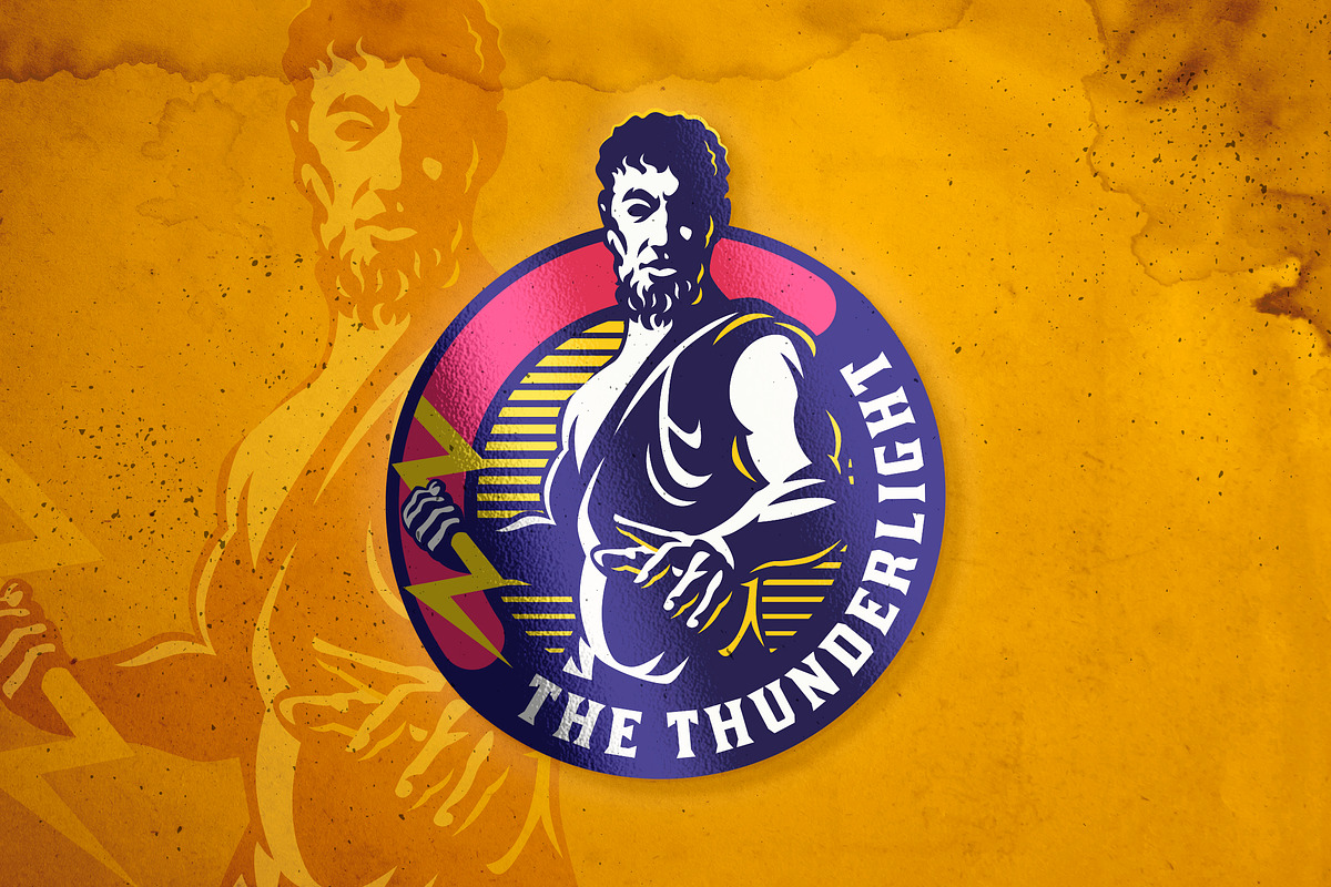 Zeus Mythical Mascot Logo, a Branding & Logo Template by RMPL.std (Photo 1 of 3)