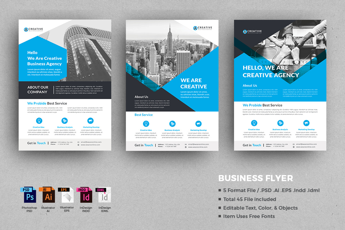 Business Flyer Template, a Flyer Template by design_pick (Photo 3 of 3)