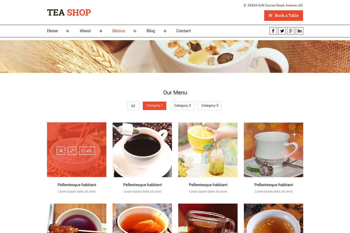 Tea Store PSD Website Template, a Websites & App Template by WebbyTemplates (Photo 4 of 7)