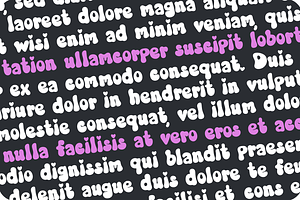 MAGIC DUST Bubble Retro Font