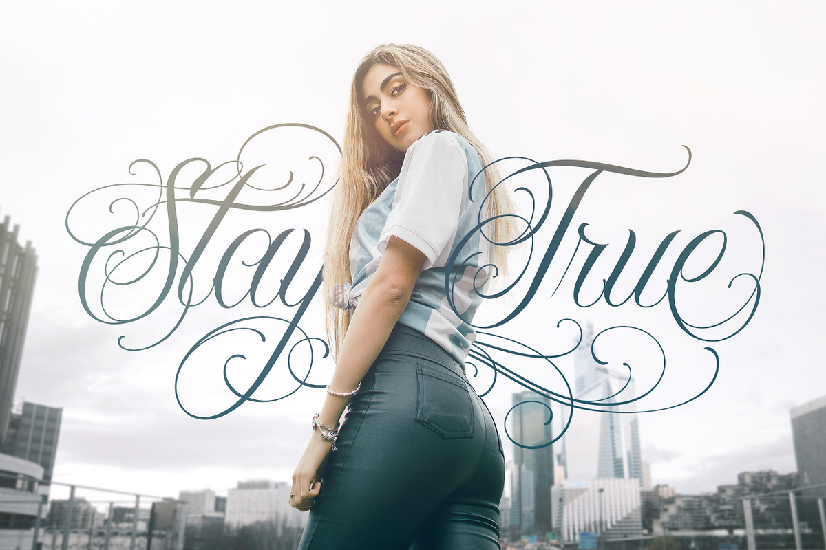 Chica Script Font, a Script Font by StockMamba (Photo 5 of 17)