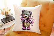 Whimsical Summer Teddy Bear Clipart, an Animal Illustration by SVGArt (Thumbnail 8 of 9)