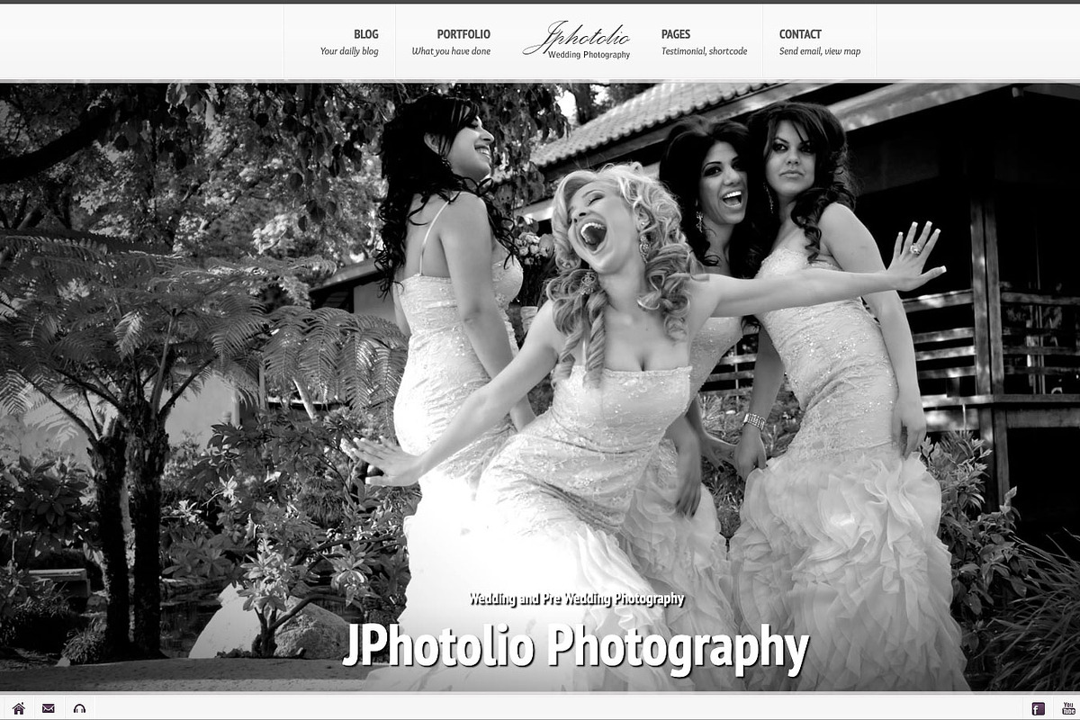 JPhotolio: Wedding Photography Theme, a WordPress Template by Jegtheme (Photo 2 of 8)