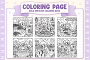 Village Day Story Coloring Book, a Person Illustration by HueNestify (Thumbnail 3 of 5)