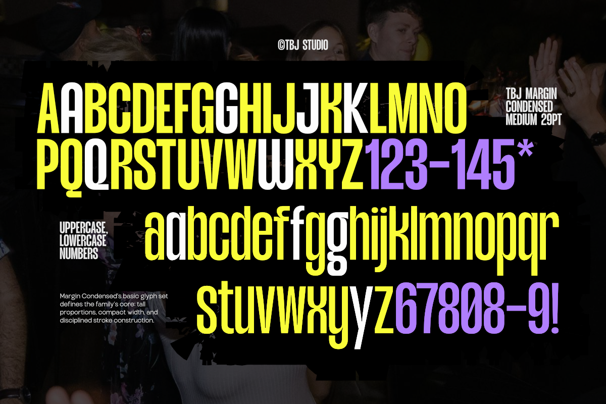 TBJ Margin Condensed – Strong Bold, a Font by Taboja Studio (Photo 2 of 15)