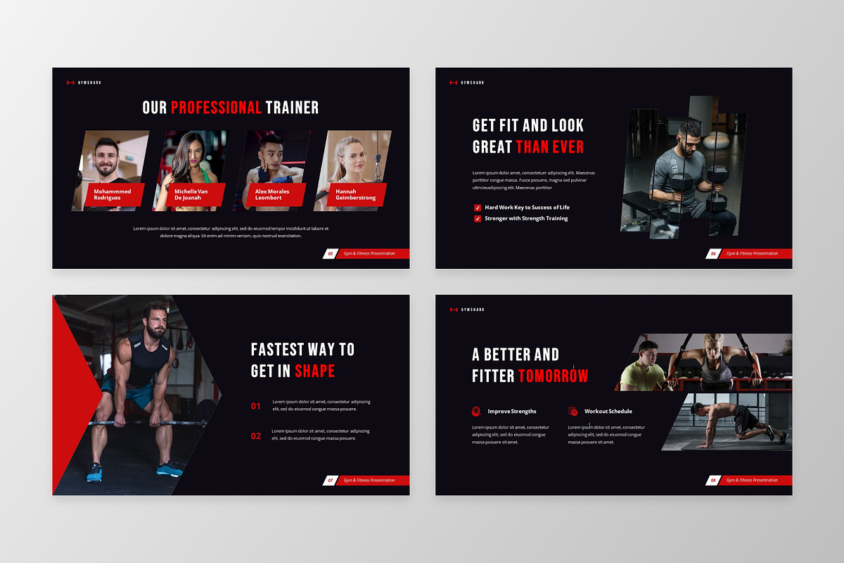 Gymshark - Gym & Fitness Keynote, a Presentation Template by MtvtdArt (Photo 4 of 6)