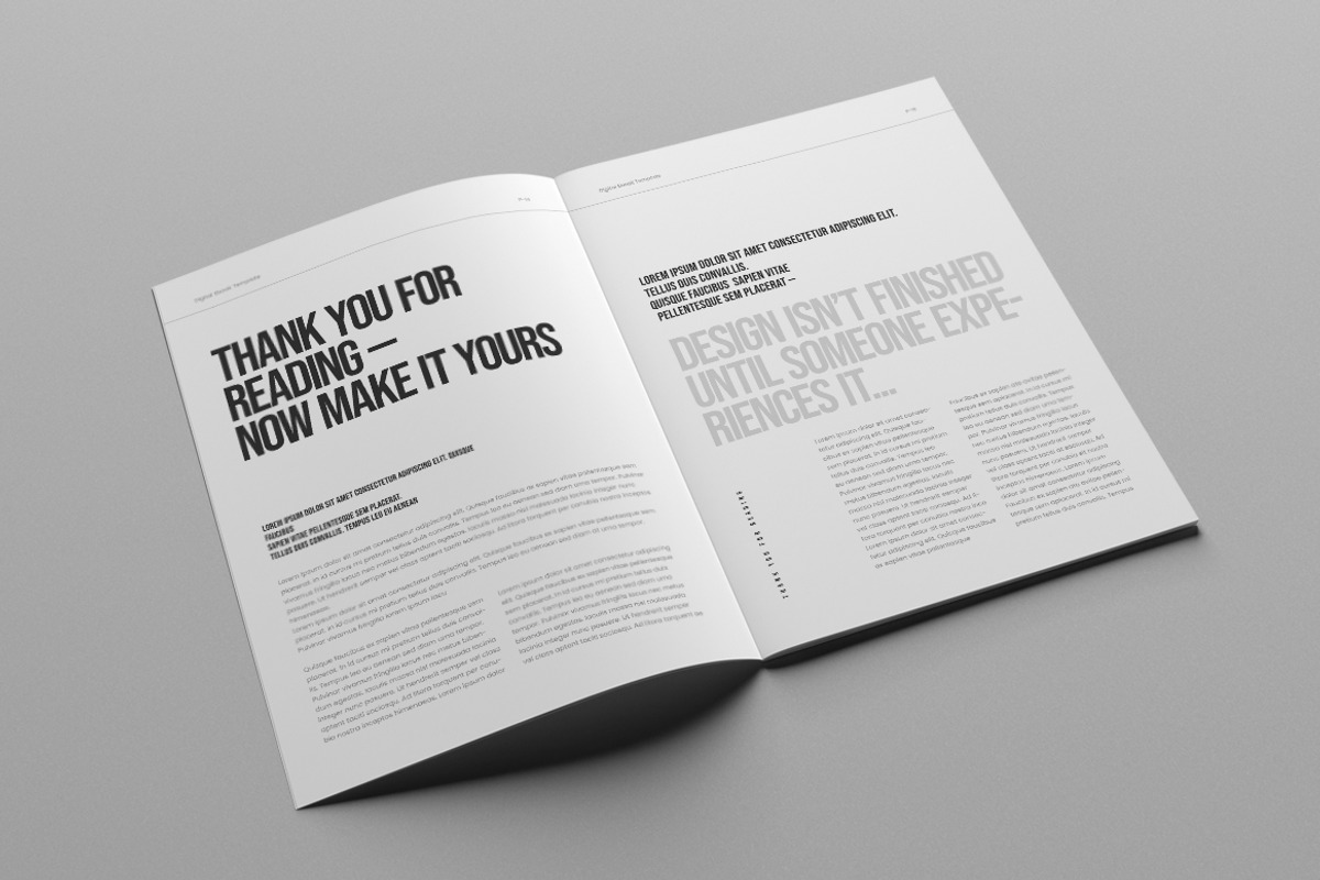Minimal Ebook Design Template, a Brochure Template by HiveArts (Photo 8 of 9)