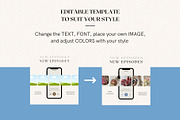 30% OFF Baby Blue Instagram Template, a Social Media Template by DesignbySamVN (Thumbnail 9 of 10)