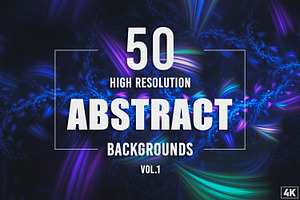 50 Abstract Backgrounds - Vol. 1