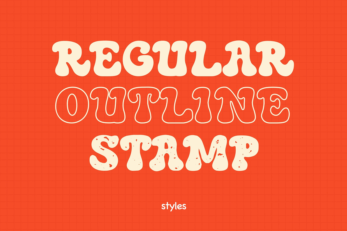 Weird Genius Fontvv- Groovy Font, a Handwritten Font by ariodsgn (Photo 6 of 9)