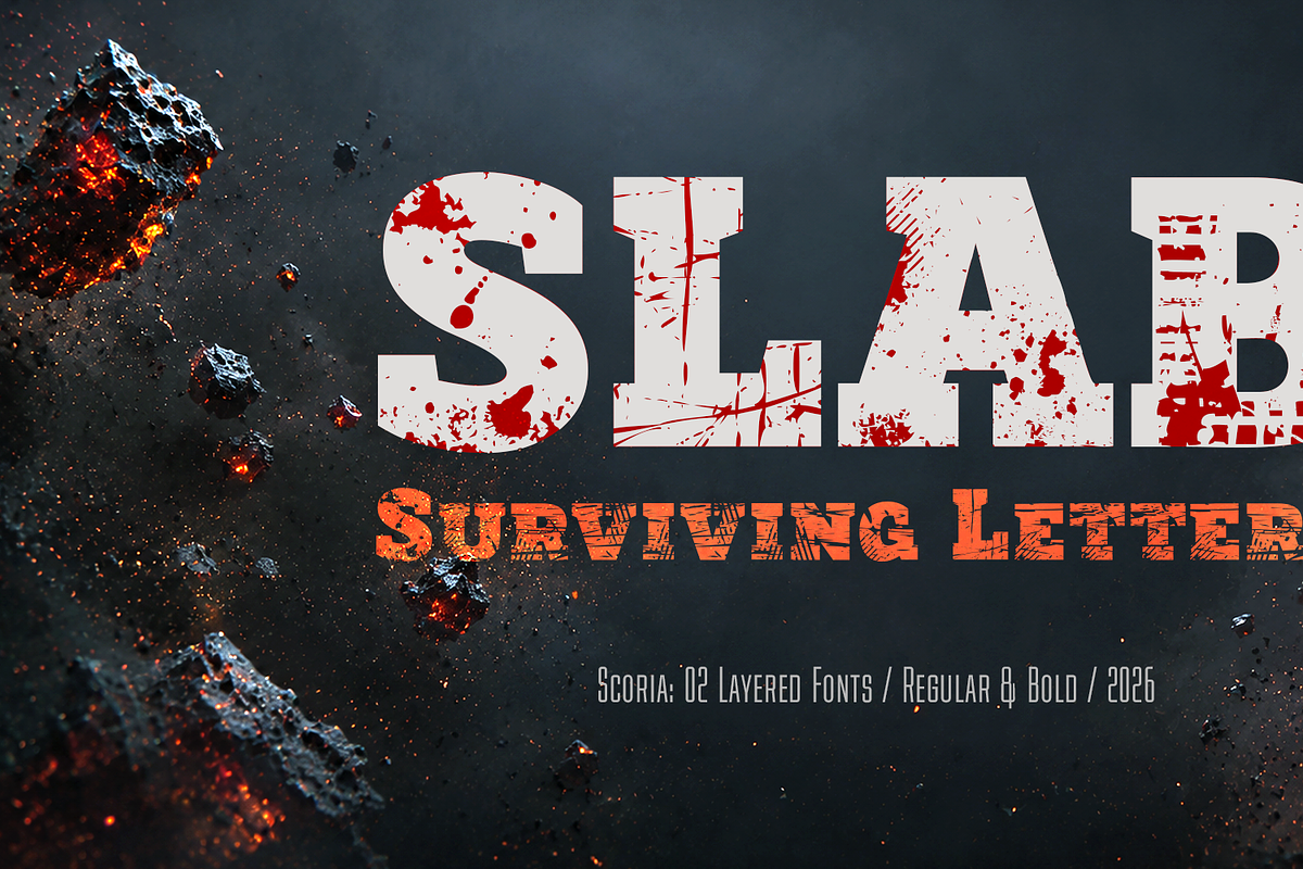 Scoria Slab Caps, a Slab Serif Font by deFharo (Photo 9 of 11)