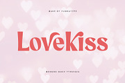 Lovekiss, a Serif Font by yumnatype (Thumbnail 1 of 10)