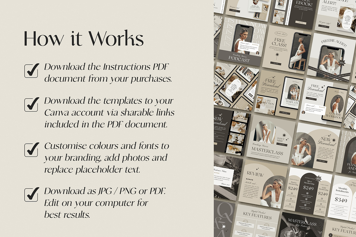 Coach + Course Creator Bundle CANVA, a Magazine Template by Studio Loire (Photo 74 of 76)