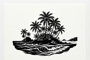 50 Tropical Palm Island Silhouette, an Empty State Illustration by Amazin_art (Thumbnail 4 of 41)