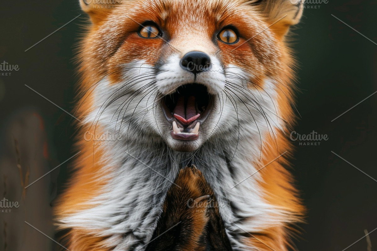 236 surprised animals, an Animal Photo by Handmadefont (Photo 53 of 241)