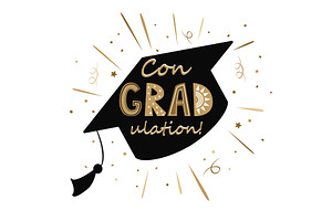 Congratulations on graduation, an Education Illustration by Toltemara