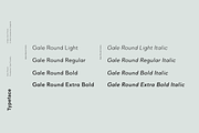 Gale Round - Geometric Sans Serif, a Sans Serif Font by Cassandra Cappello (Thumbnail 3 of 7)