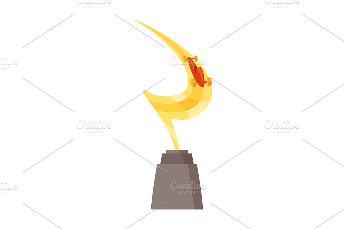 Awards cup icon. Trophy symbol, an Object Illustration by Things for designers
