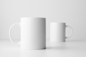White coffee mug mockup JPEG, a Food & Drink Photo by Shablon