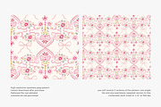 folk floral seamless pattern, a Pattern Graphic by Pink Studio Art (Thumbnail 3 of 4)