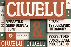 Ciwelu | A Sophisticated Serif
