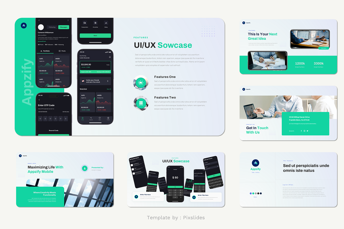 Appzify - App Portfolio Keynote, a Presentation Template by Pixslides (Photo 4 of 4)