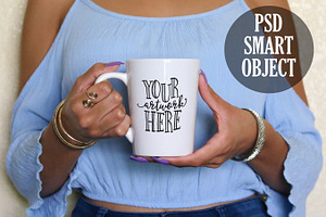 CHERRY NOIR Periwinkle Mug Mockup