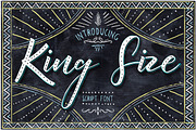 King Size Font, a Script Font by Ivan Rosenberg (Thumbnail 1 of 8)