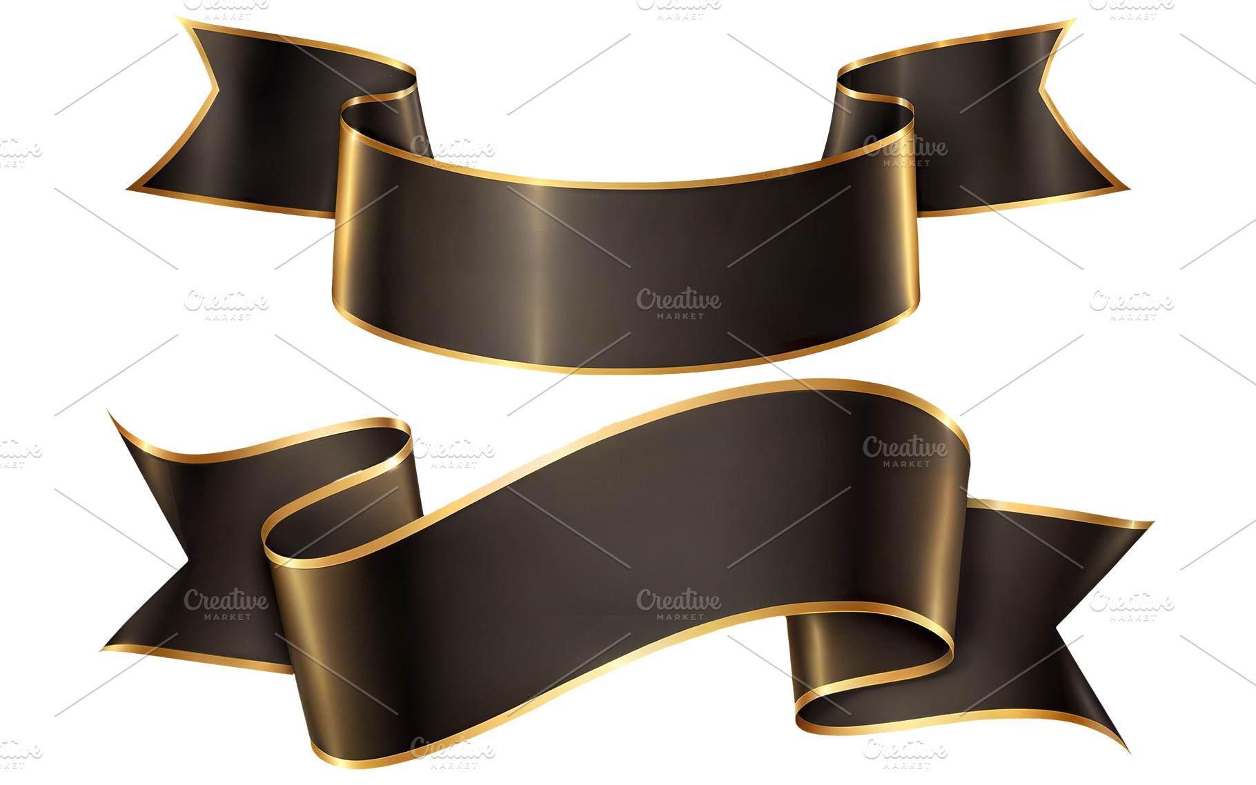 ribbon banner transparent background, a Holiday Photo by itakdalee