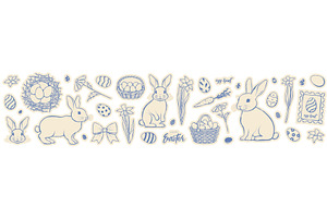 Easter doodle big collection, an Object Illustration by Andrey Yaroslavtsev