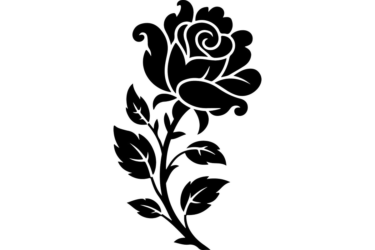 Elegant Floral Silhouette Set, an Object Graphic by Creativeshirt (Photo 10 of 13)