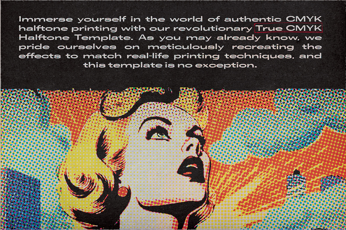 True CMYK Halftone Template, a Layer Style Add-On by bbymedia.store (Photo 2 of 30)