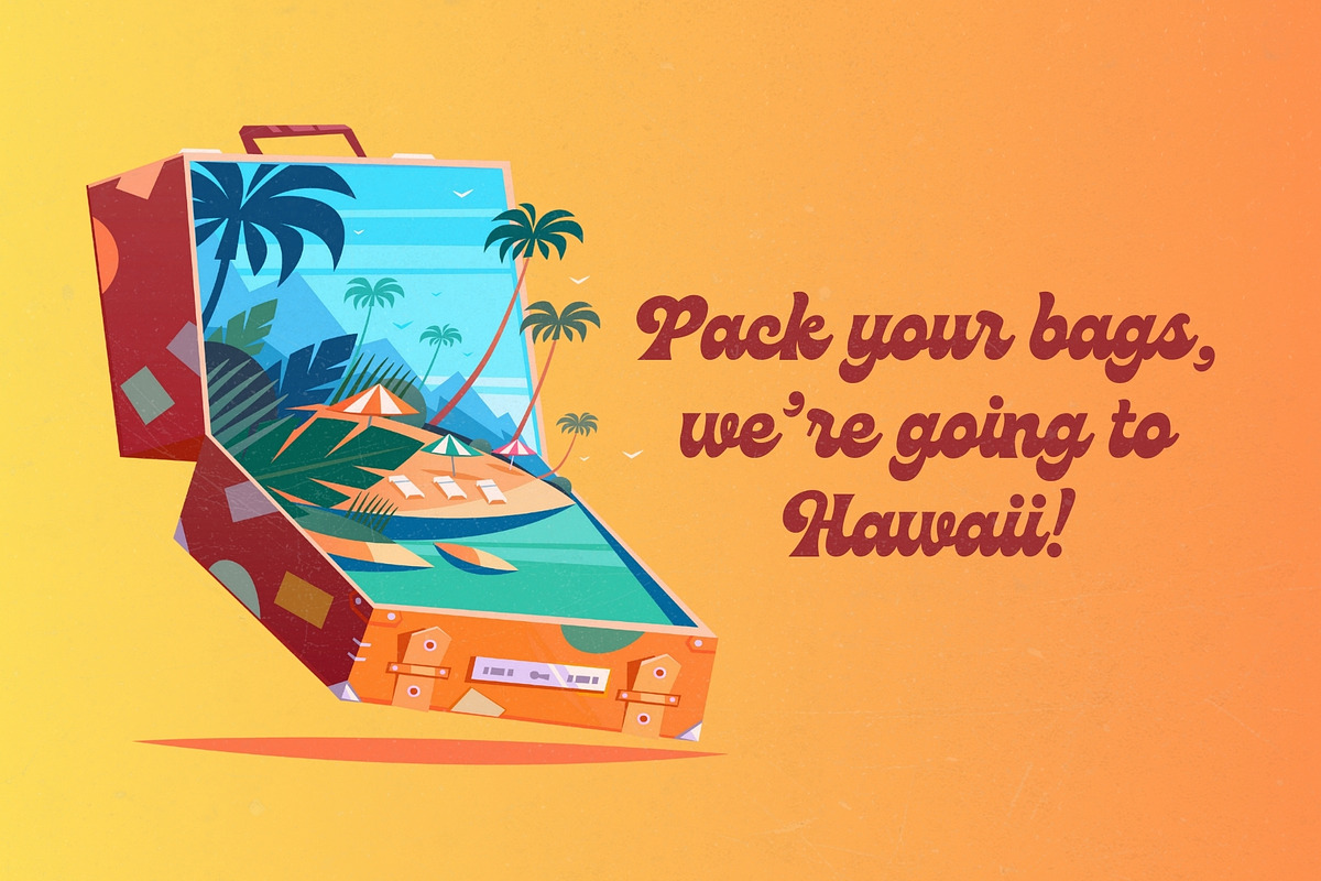 Hawaii Font Bundle - 71 Fonts!, a Serif Font by HipFonts (Photo 19 of 19)