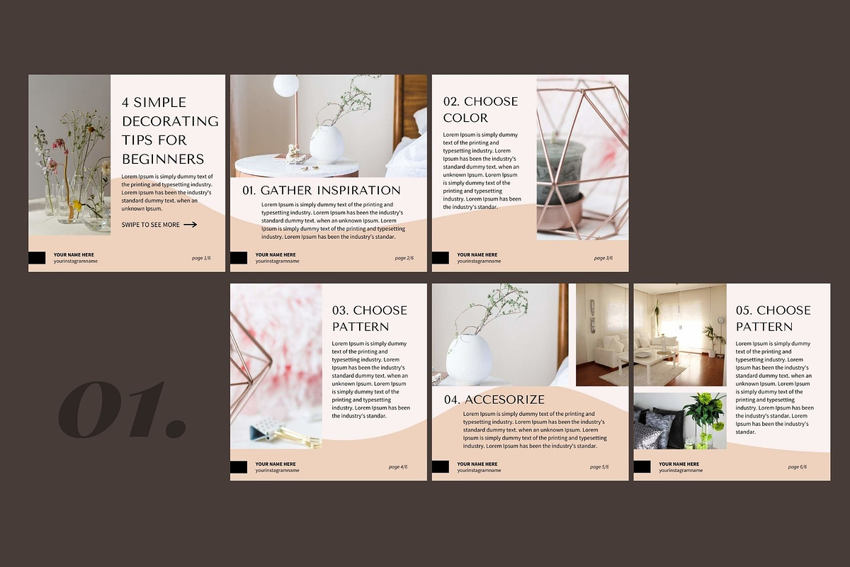 Instagram Carousel Vol. 4 | CANVA, a Social Media Template by bonadigitals (Photo 3 of 7)