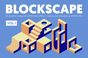 Blockscape - Isometric Shapes, an Object Graphic by Léo Alexandre (Thumbnail 1 of 18)