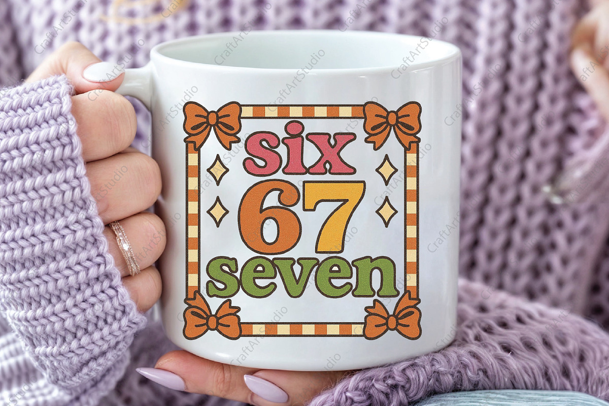 Six Seven 6 7 Valentine's Day PNG, an Illustration by CraftArtStudio (Photo 2 of 4)