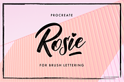 Rosie - Procreate Lettering Brush, a Brush Add-On by Sasha Hickson (Thumbnail 1 of 5)