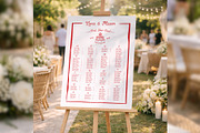 Alphabetical Seating Chart bd002, a Poster Template by TyphoonStudio (Thumbnail 1 of 9)