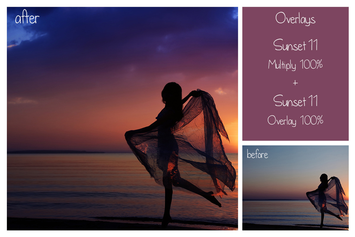 30 Dramatic Sunset Sky Overlays, a Texture Graphic by LovePhotoMoment (Photo 12 of 14)