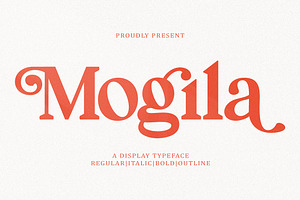 Mogila Display Font