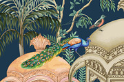 Mughal Royal Garden Illustration, a Decorative Illustration by Mughal Wallpaper (Thumbnail 2 of 5)