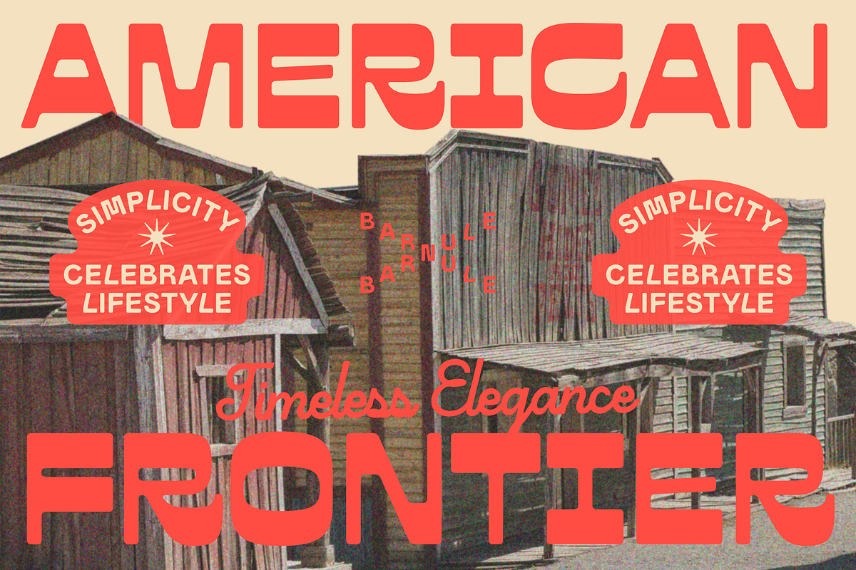 Barnule & Mauren - Western Font Duo, a Sans Serif Font by Zarma Type (Photo 3 of 13)