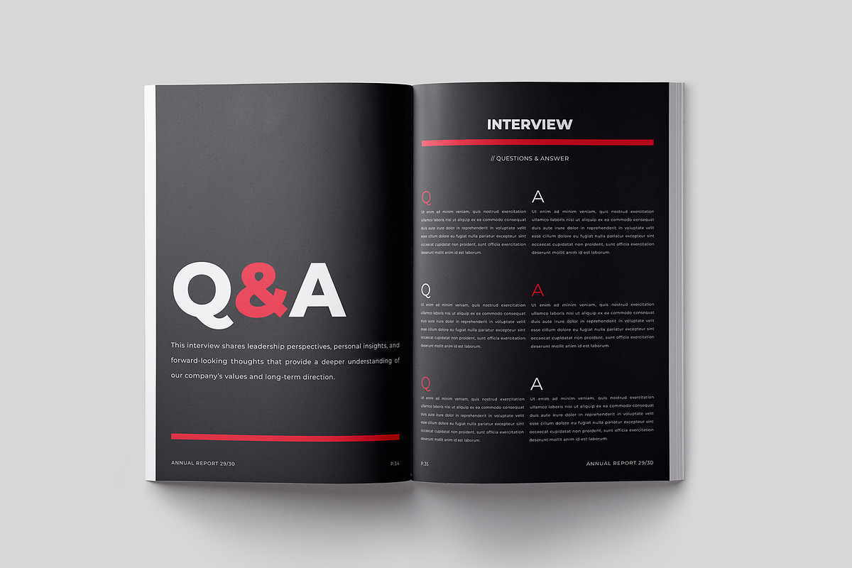 Annual Report Template, a Brochure Template by Designsoul14 (Photo 14 of 15)