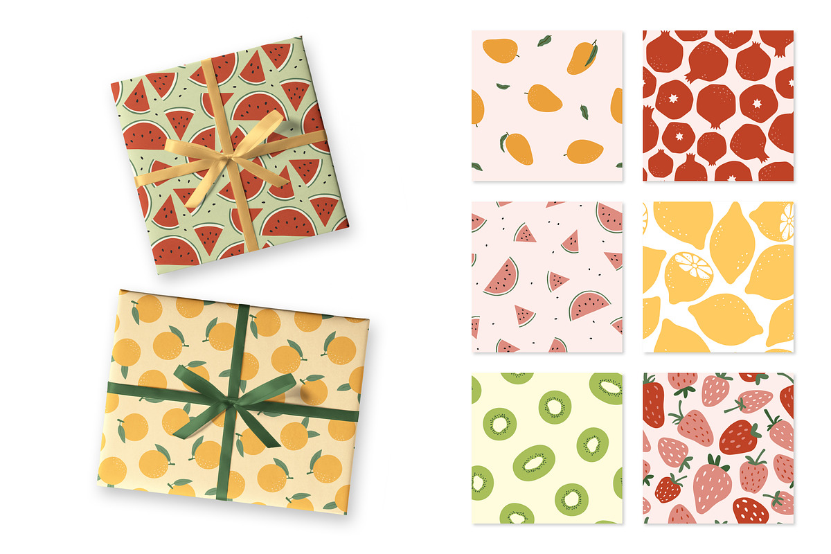 Juicy Fruits, a Pattern Graphic by simpleblues (Photo 7 of 10)