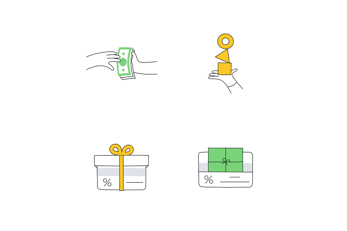 58 Cute Outline Vector Illustrations, a Finance Illustration by BadBrother (Photo 6 of 20)