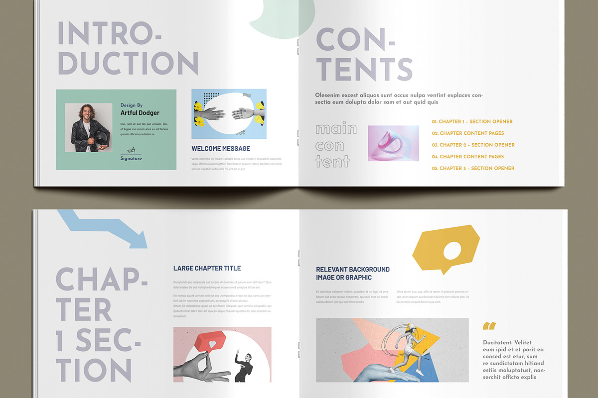 Clean and Digital E-Book Design, a Brochure Template by MightyDesign (Photo 3 of 9)